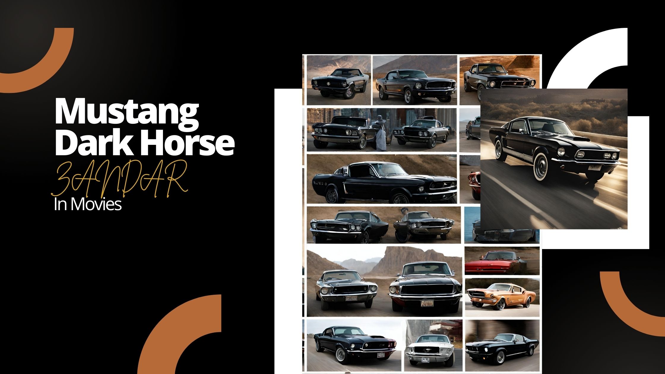 Mustang Dark Horse In Movies