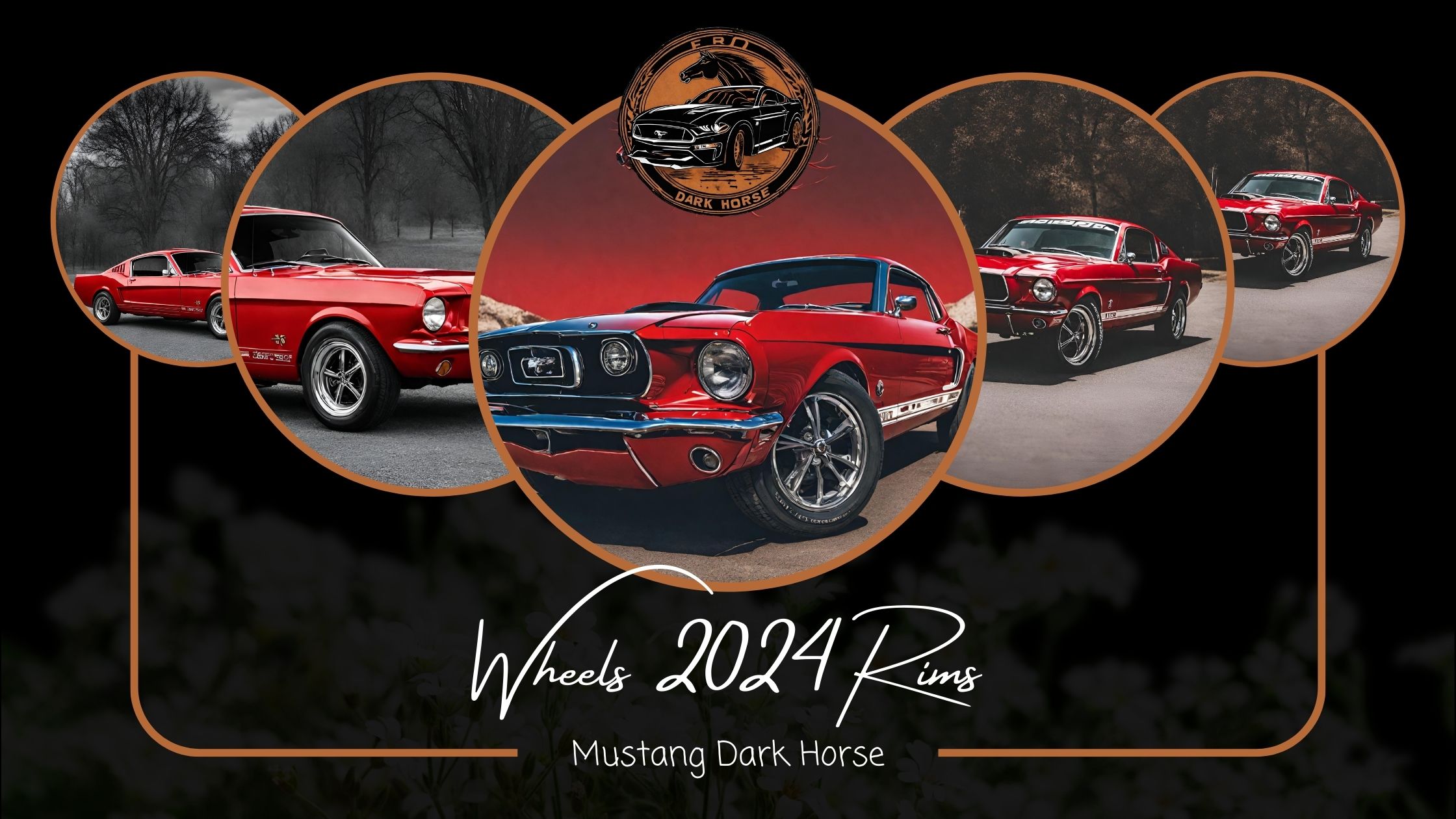 Mustang Dark Horse Wheels 2024 Rims